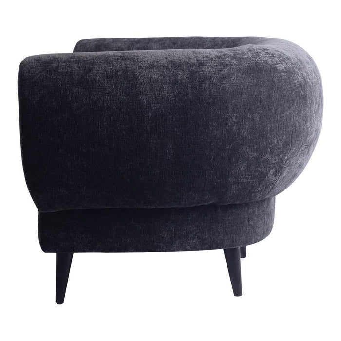 Fauteuils Elefan Anthracite Fauteuil Rond Armrest-Fauteuils-PTMD