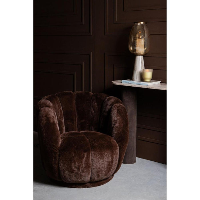 Fauteuils Furia Donker Bruin Fauteuil Bont-Fauteuils-PTMD