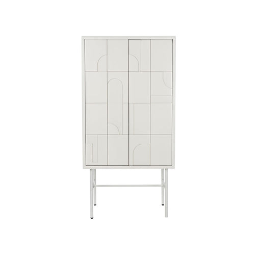 Funk Kast Hoog Beige-Bergkasten-Creating Home