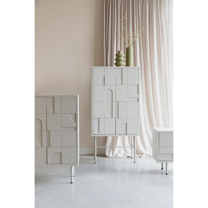 Funk Kast Hoog Beige-Bergkasten-Creating Home