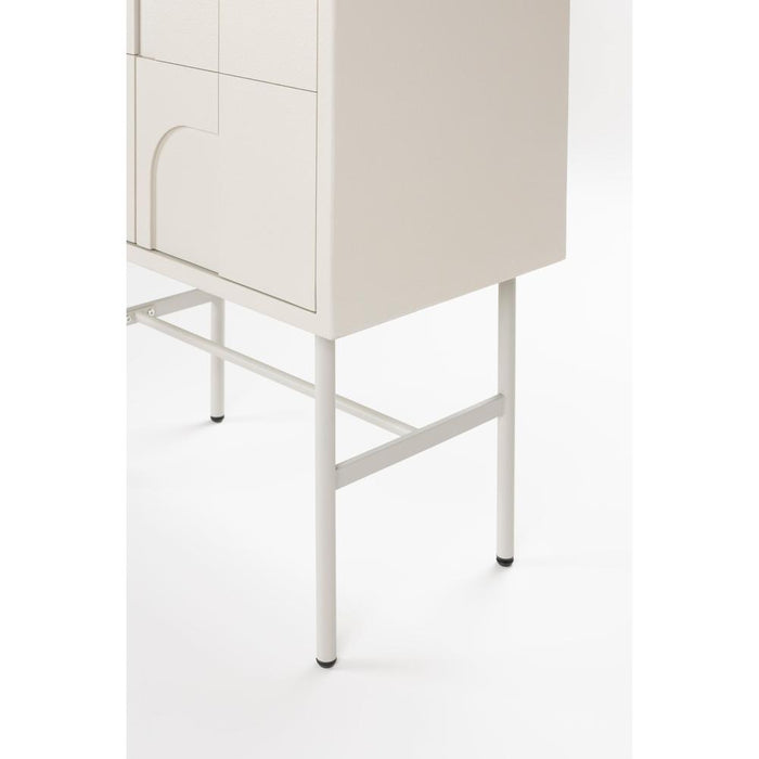 Funk Kast Hoog Beige-Bergkasten-Creating Home
