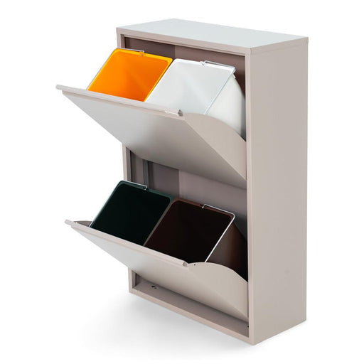 GIGI 4 Afvalscheider - Silky Taupe Spinder Design-Afvalbakken-Spinder