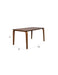 Eettafel Table Walnut veneer, Rubber wood Bruin 90x160, sfeerbeeld 7