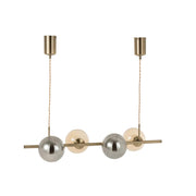 HANGLAMP YUKS 4 LAMPS STE GOLD 9.64x85x156 cm-Hanglampen-J-Line