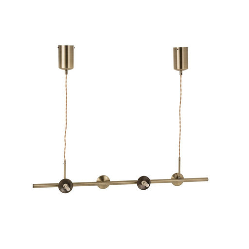 HANGLAMP YUKS 4 LAMPS STE GOLD 9.64x85x156 cm-Hanglampen-J-Line