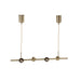 HANGLAMP YUKS 4 LAMPS STE GOLD 9.64x85x156 cm-Hanglampen-J-Line