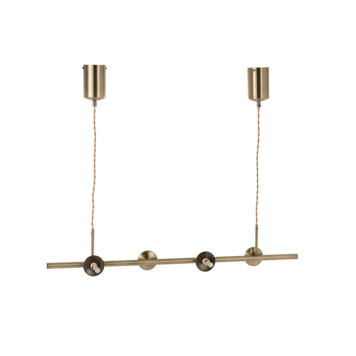 HANGLAMP YUKS 4 LAMPS STE GOLD-Tafellampen-J-Line