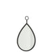 Hanging Spiegel Drop Spiegel/MDF Zwart S-Spiegels-J-Line
