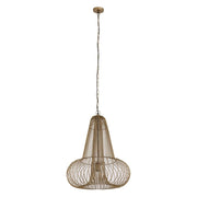 Hanglamp Aluesi Antique Geel 55x55x65 cm-Hanglampen-PTMD