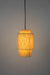 Hanglamp Arjun Tall Katoen Beige Ø20x38 cm E27-Tafellampen-Creating Home