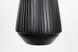 Hanglamp Aysa Echte Aluminum Zwart 20x20x200 cm-Hanglampen-Creating Home