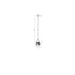 Hanglamp Aysa Echte Aluminum Zwart 20x20x200 cm
