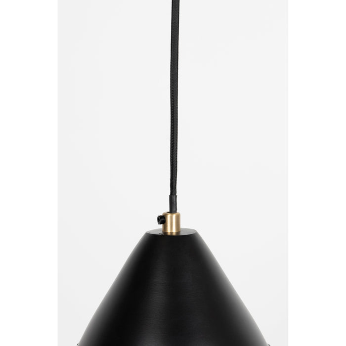 Hanglamp Aysa Echte Aluminum Zwart 20x20x200 cm-Hanglampen-Creating Home