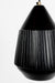 Hanglamp Aysa Echte Aluminum Zwart 20x20x200 cm-Hanglampen-Creating Home
