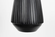 Hanglamp Aysa Echte Aluminum Zwart 20x20x200 cm-Hanglampen-Creating Home