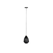 Hanglamp Aysa Echte Aluminum Zwart 20x20x200 cm-Hanglampen-Creating Home