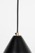 Hanglamp Aysa Tall Aluminum Zwart Ø20x200 cm E27-Tafellampen-Creating Home