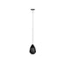 Hanglamp Aysa Tall Aluminum Zwart Ø20x200 cm E27-Tafellampen-Creating Home