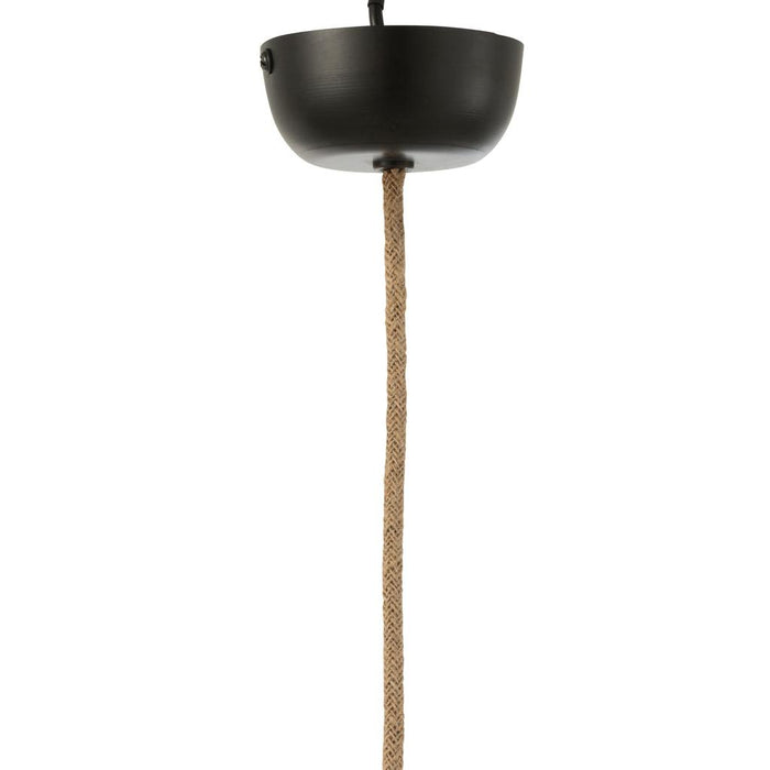 Hanglamp Beige Ijzer S 25 cm-Hanglampen-J-Line