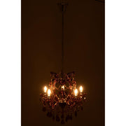 Hanglamp Bruin Ijzer Antiek 53 cm 53x53x57 cm-Hanglampen-J-Line
