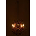 Hanglamp Bruin Ijzer Antiek 53 cm 53x53x57 cm-Hanglampen-J-Line