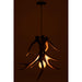 Hanglamp Bruin Polykunsthars L 45 cm-Hanglampen-J-Line