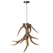 Hanglamp Bruin Polykunsthars L 45 cm-Tafellampen-J-Line