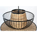 Hanglamp Carmen Er Metal Zwart 40x40x138 cm-Hanglampen-Creating Home