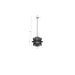 Hanglamp Carmen Er Metal Zwart 40x40x138 cm