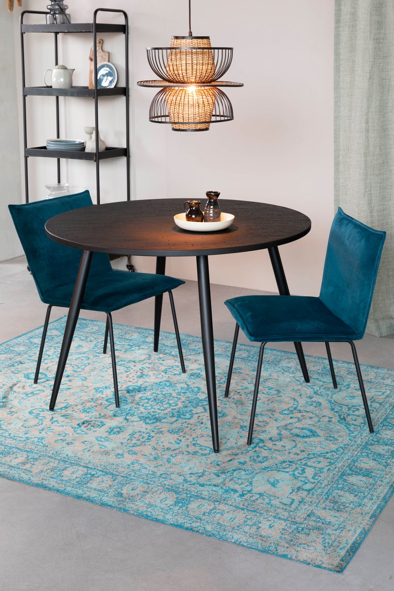 Hanglamp Carmen Er Metal Zwart 40x40x138 cm-Hanglampen-Creating Home