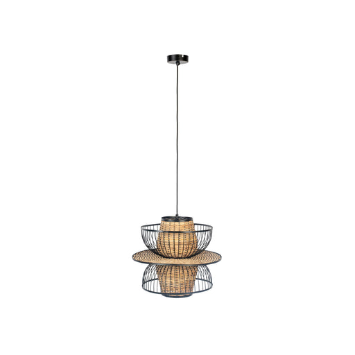 Hanglamp Carmen Er Metal Zwart 40x40x138 cm-Hanglampen-Creating Home