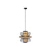 Hanglamp Carmen L Metaal Zwart Ø40x138 cm E27-Tafellampen-Creating Home