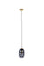 Hanglamp Charmante Bolvormige Glass Grijs 16.5x16.5x152 cm-Hanglampen-Creating Home