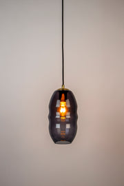 Hanglamp Charmante Bolvormige Glass Grijs 16.5x16.5x152 cm-Hanglampen-Creating Home