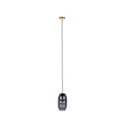 Hanglamp Charmante Bolvormige Glass Grijs 16.5x16.5x152 cm-Hanglampen-Creating Home
