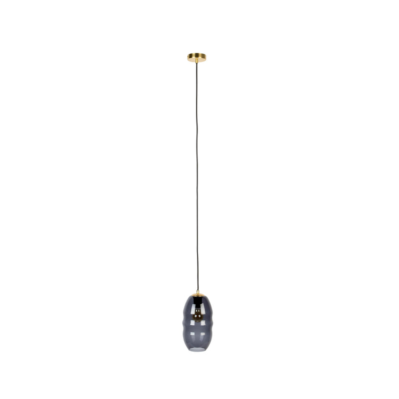 Hanglamp Charmante Bolvormige Glass Grijs 16.5x16.5x152 cm-Hanglampen-Creating Home