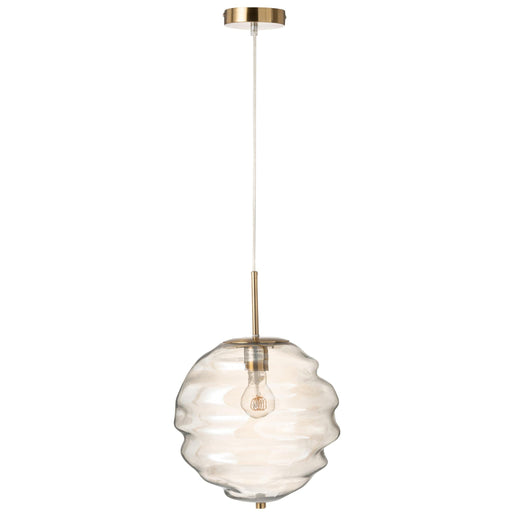 Hanglamp Cognac Glas 30 cm-Hanglampen-J-Line