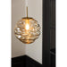 Hanglamp Cognac Glas 30 cm-Tafellampen-J-Line