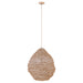 Hanglamp Dayo Papieren Touw Beige Gesloten-Hanglampen-PTMD