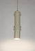 Hanglamp Duct L Metaal Grijs 10x10 cm E14-Tafellampen-Creating Home