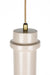 Hanglamp Duct L Metaal Roze 10x10 cm E14-Tafellampen-Creating Home