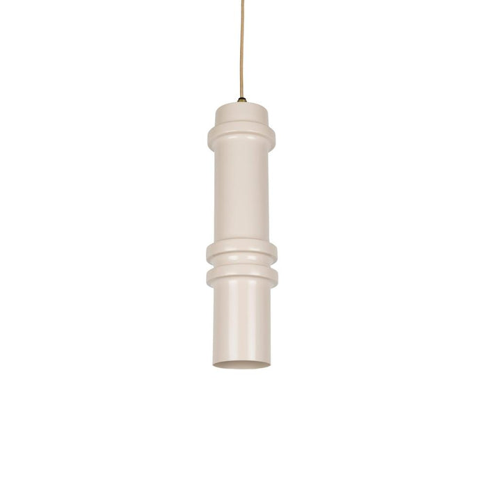 Hanglamp Duct L Metaal Roze 10x10 cm E14-Tafellampen-Creating Home
