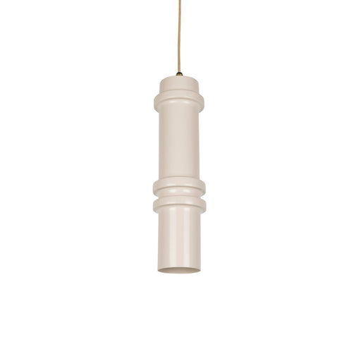 Hanglamp Duct L Metaal Roze 10x10 cm E14-Tafellampen-Creating Home