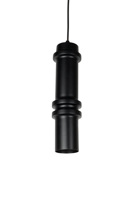 Hanglamp Duct L Metaal Zwart 10x10 cm E14-Tafellampen-Creating Home
