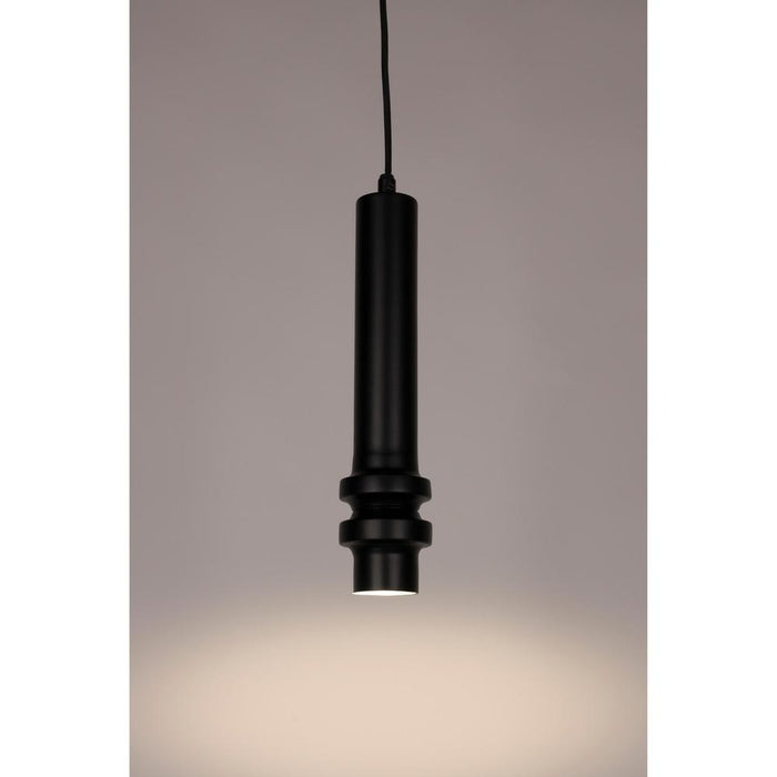 Hanglamp Duct M Metaal Zwart 8x8 cm E14-Tafellampen-Creating Home