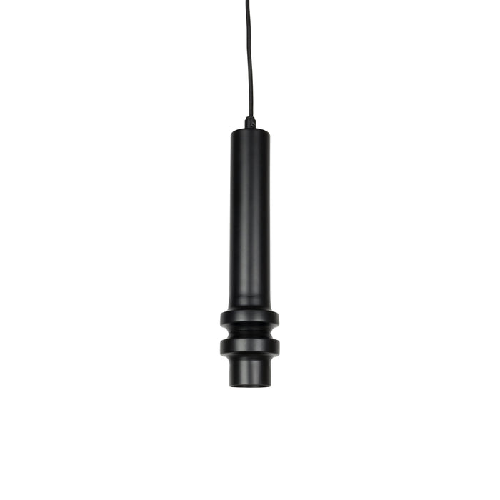 Hanglamp Duct M Metaal Zwart 8x8 cm E14-Tafellampen-Creating Home