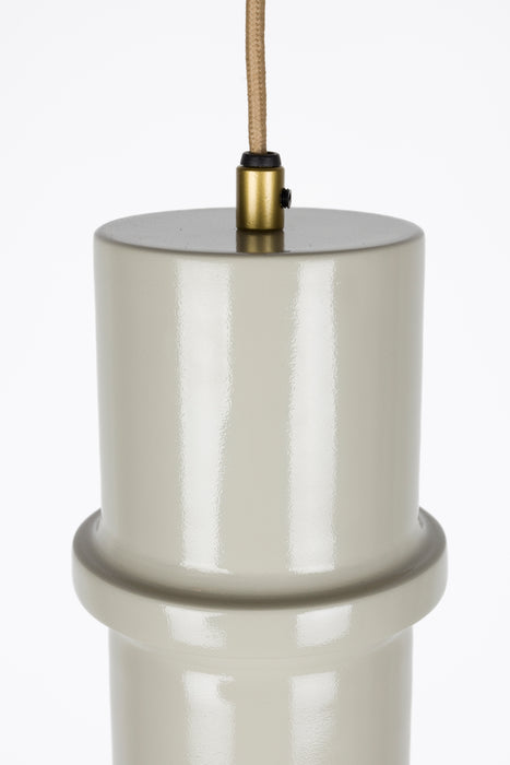 Hanglamp Duct S Metaal Grijs 12x12 cm E14-Tafellampen-Creating Home