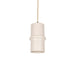 Hanglamp Duct S Metaal Roze 12x12 cm E14-Tafellampen-Creating Home