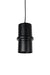 Hanglamp Duct S Metaal Zwart 12x12 cm E14-Tafellampen-Creating Home