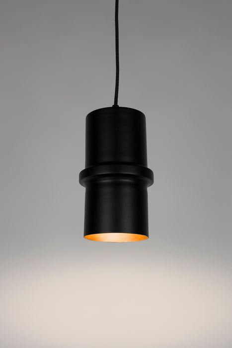 Hanglamp Duct S Metaal Zwart 12x12 cm E14-Tafellampen-Creating Home